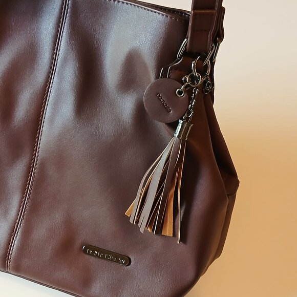 Namaste Handbags - Namaste GUC Brown Shoulder Bag